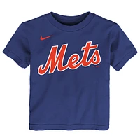 T-shirt Nike Juan Soto Royal New York Mets avec nom et numéro pour bébé