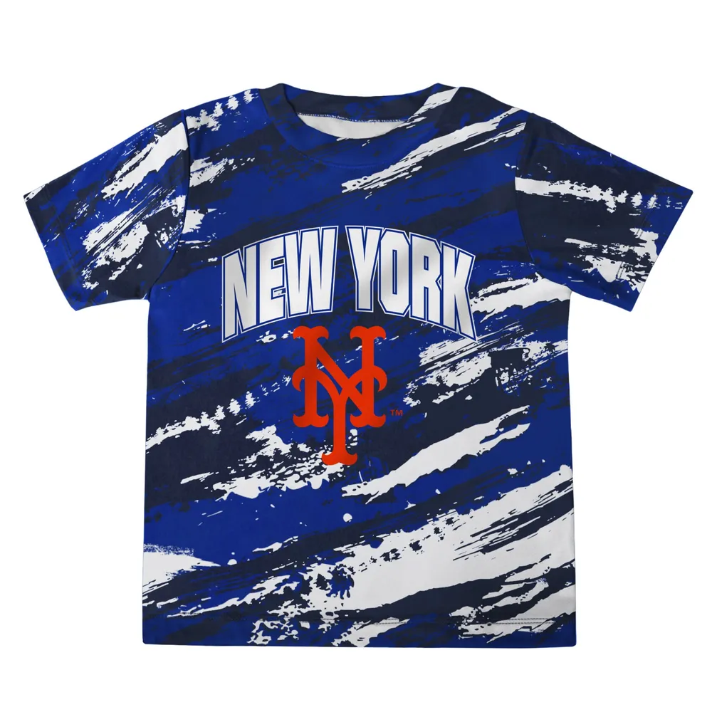 Ensemble t-shirt et short pour bébé Royal/Orange New York Mets Stealing Homebase 2.0