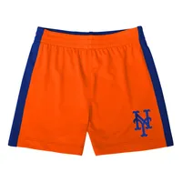 Ensemble t-shirt et short pour bébé Royal/Orange New York Mets Stealing Homebase 2.0