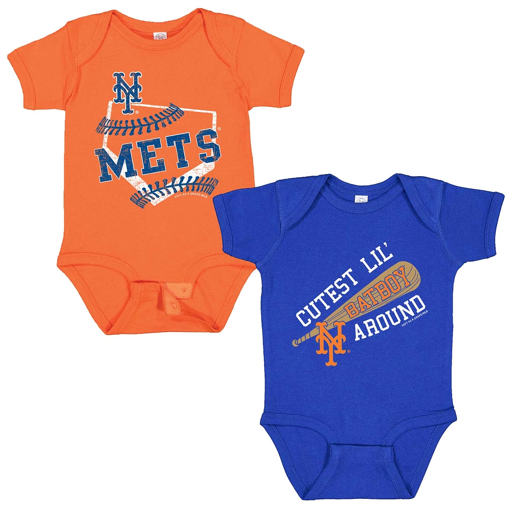 Ensemble de 2 bodys Soft as a Grape New York Mets pour bébé