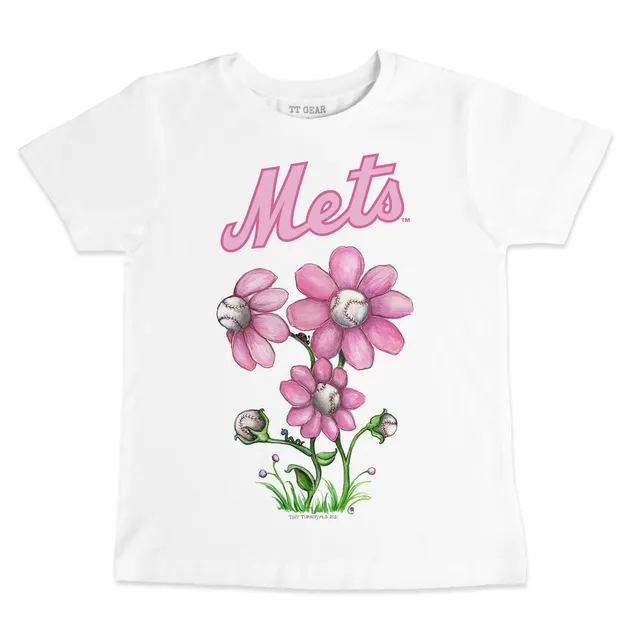 Lids New York Mets Tiny Turnip Infant Peace Love Baseball T-Shirt - White