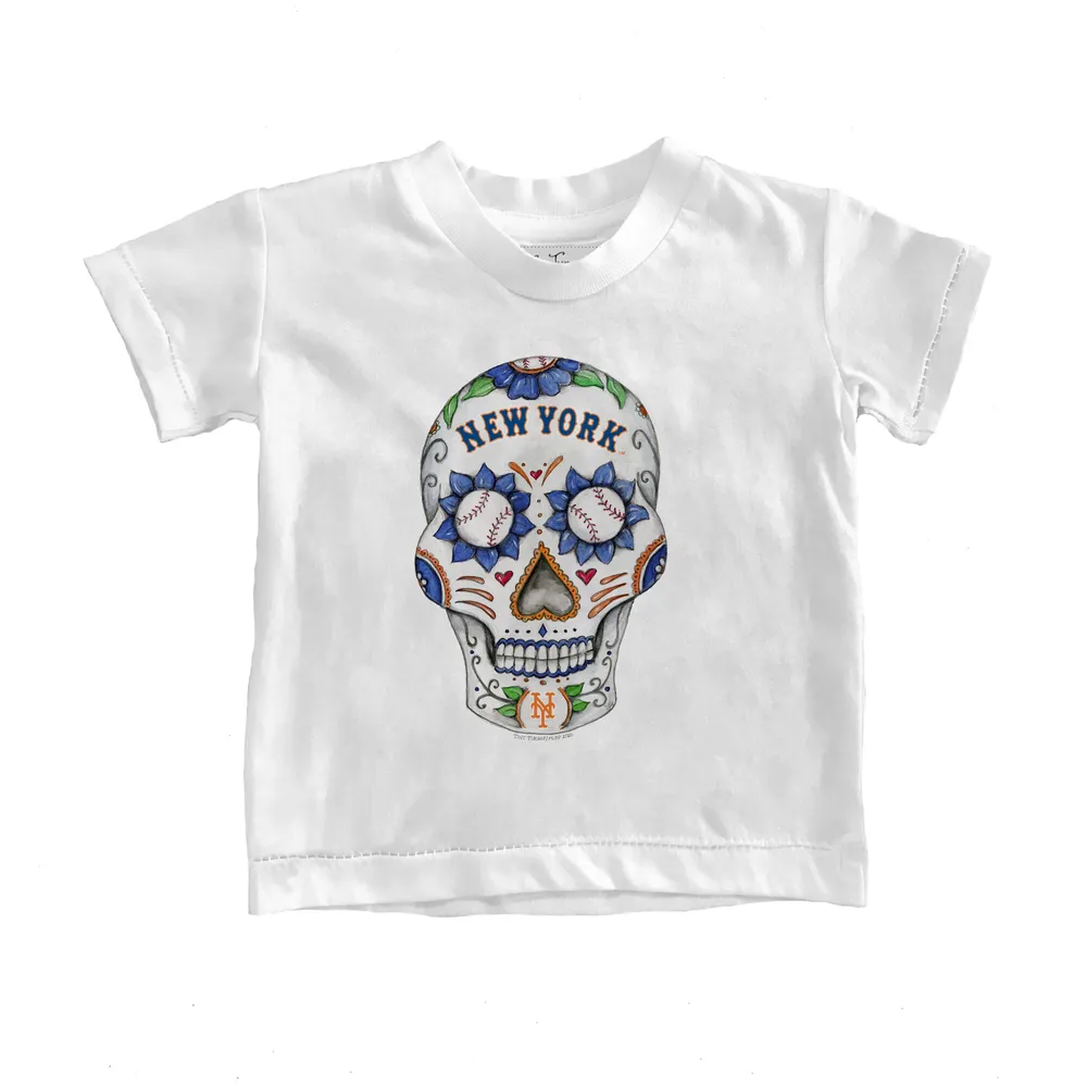 Lids New York Mets Tiny Turnip Infant Triple Scoop T-Shirt - White