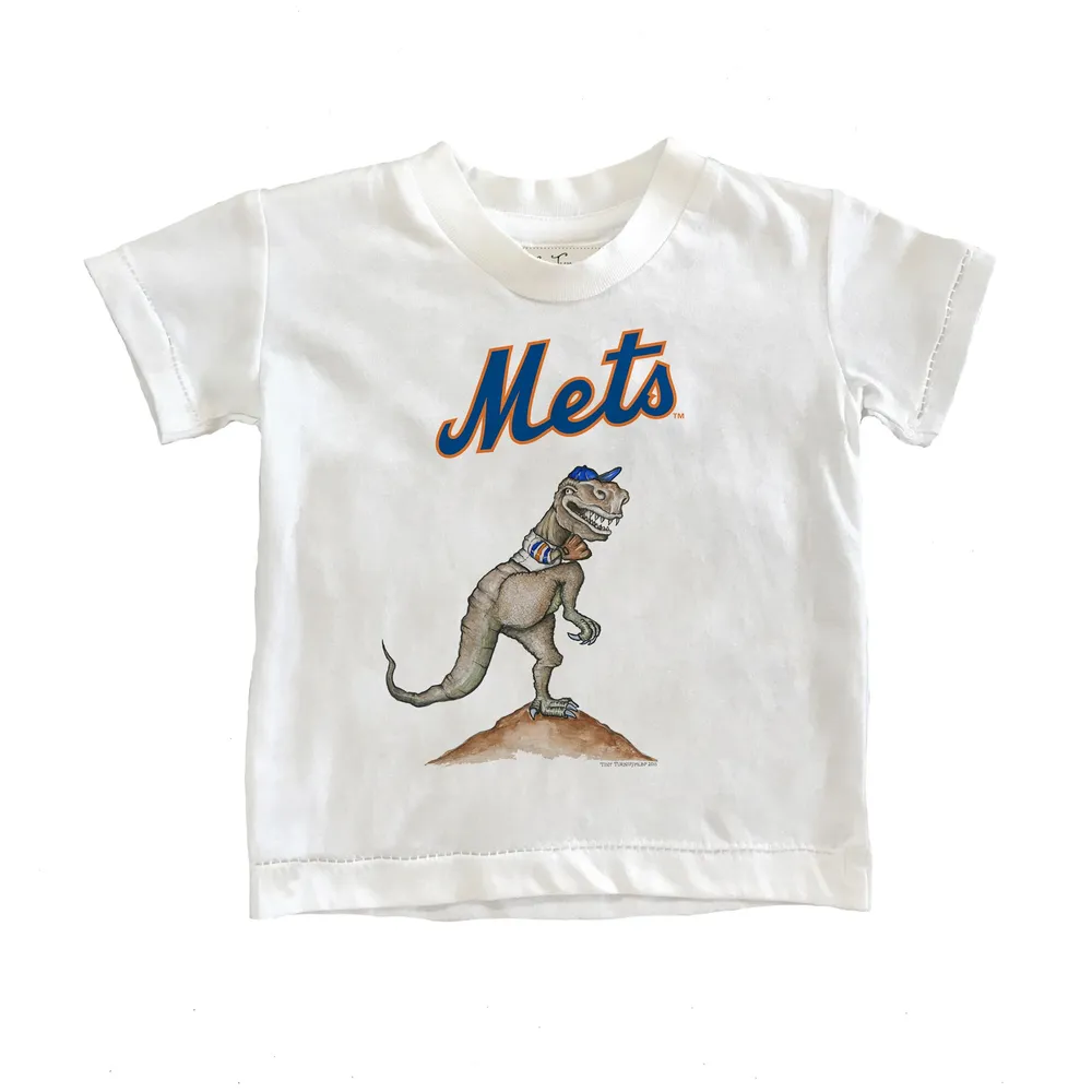 Lids New York Mets Tiny Turnip Infant TT Rex T-Shirt - White