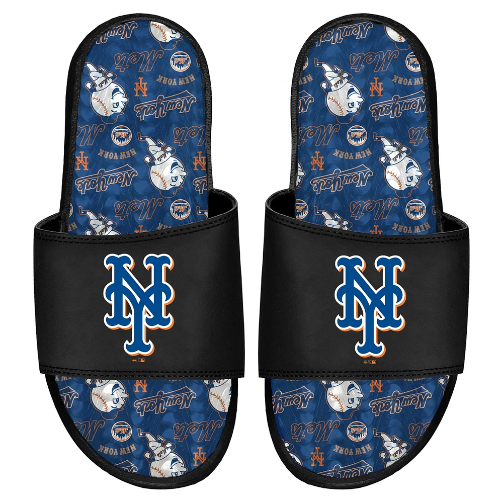 ISlide New York Mets Team Pattern Gel Slide Sandals