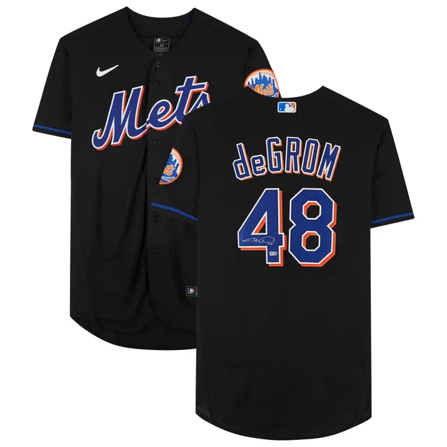 Women's New York Mets Jacob deGrom Nike Black 2022 Alternate Replica Player  Jersey