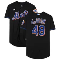 Men's New York Mets Jacob deGrom Nike Gray Road Replica Player Name Jersey