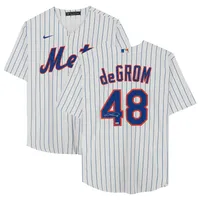 Lids Jacob deGrom New York Mets Fanatics Authentic Autographed Nike White  Authentic Jersey