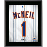Jeff McNeil New York Mets 10.5" x 13" Jersey Number Sublimated Player Plaque