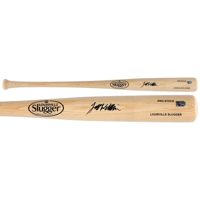 Jett Williams New York Mets Autographed Fanatics Authentic Blonde Louisville Slugger Generic Bat