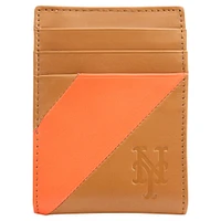 Porte-cartes en cuir Lusso New York Mets Olson