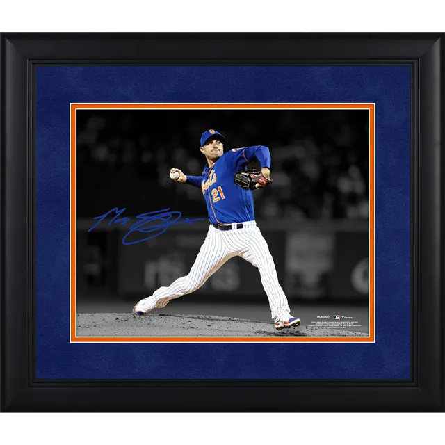 Lids Max Scherzer New York Mets Fanatics Authentic Autographed Framed 8 x  10 Pitching in White Jersey Photograph