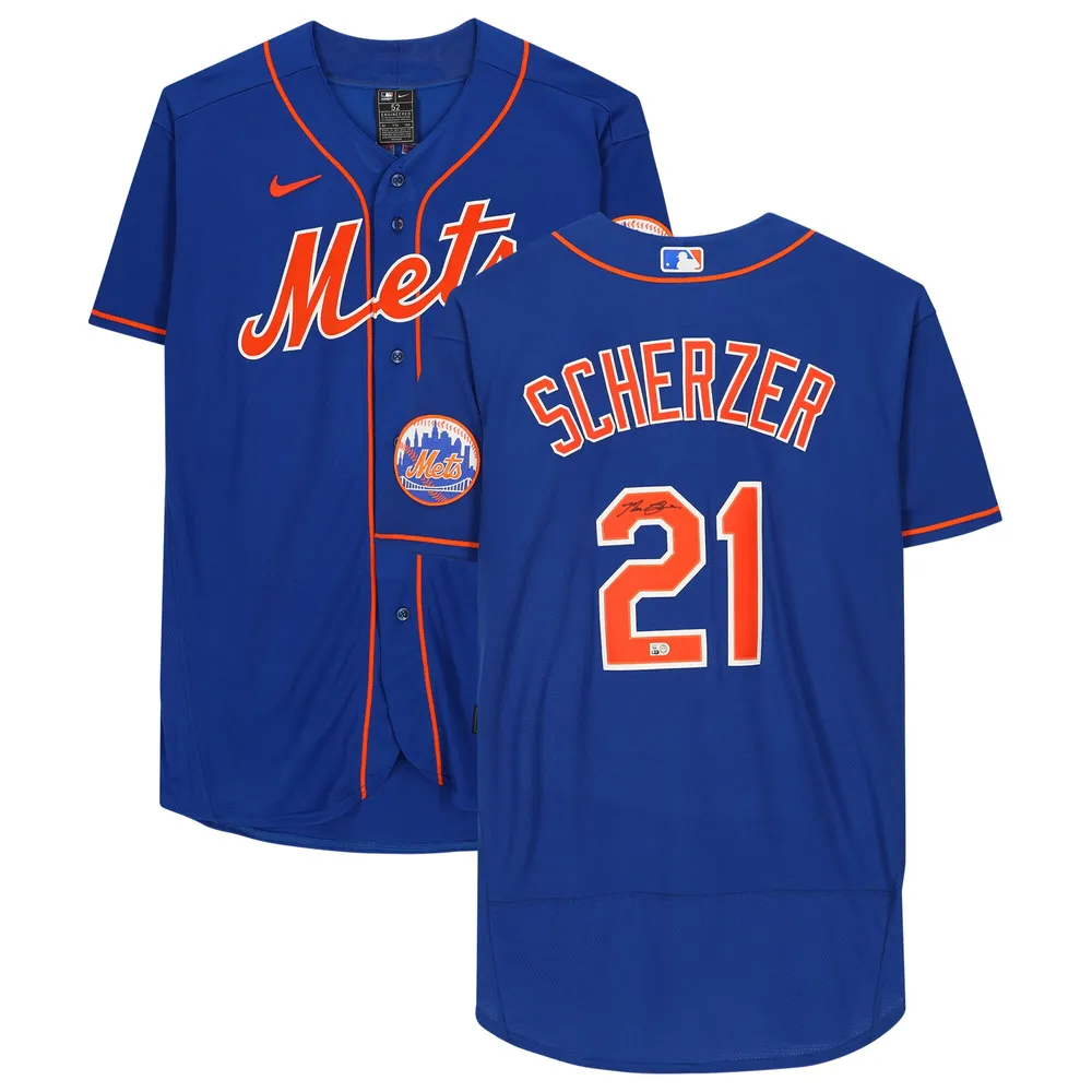 Women's New York Mets Max Scherzer Nike White Home Replica Player