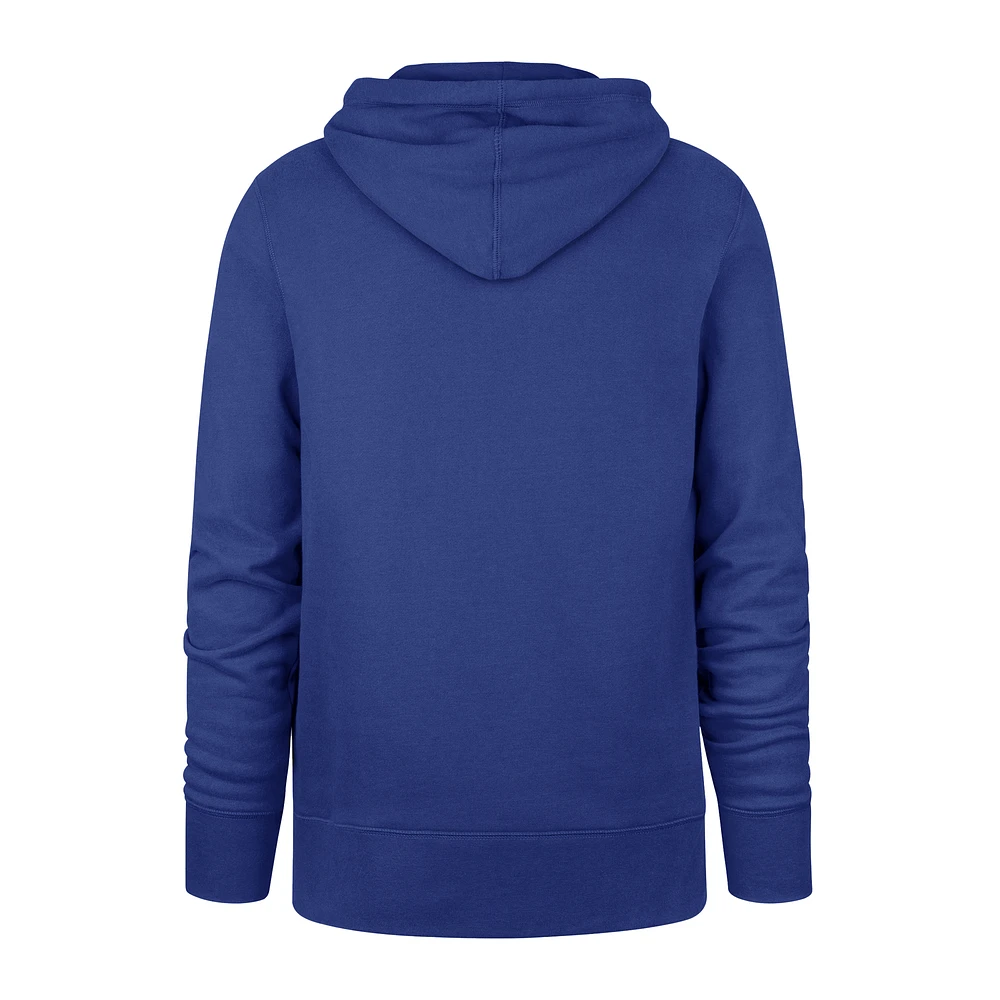 Men's '47  Royal New York Mets Big & Tall Velocity Fleece Pullover Hoodie