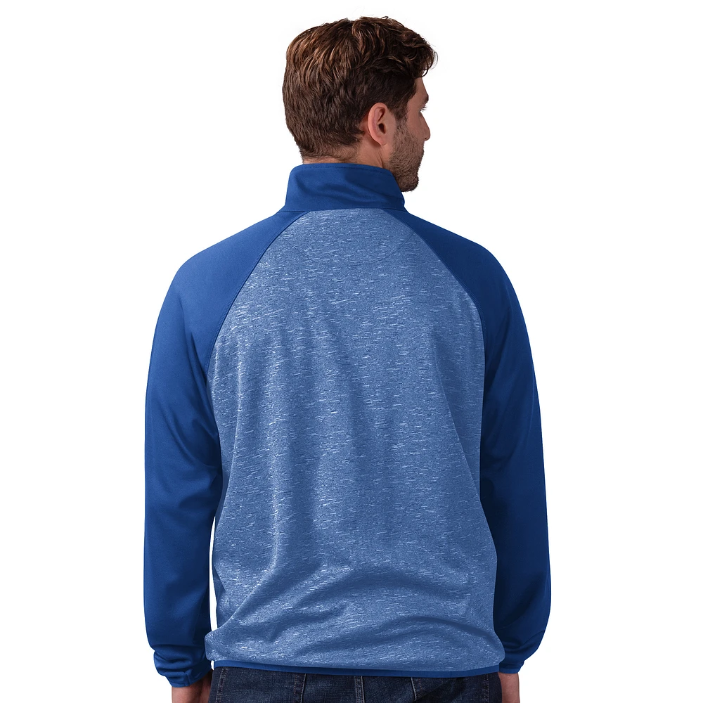 Men's G-III Sports by Carl Banks  Royal New York Mets Runners Raglan Full-Zip Track Jacket