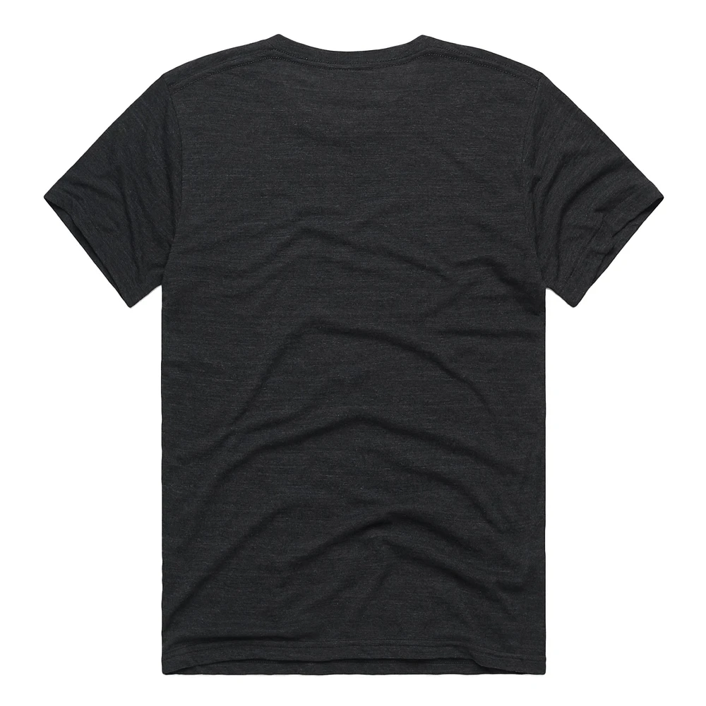 Men's Homage  Charcoal New York Mets Hyper Local Tri-Blend T-Shirt
