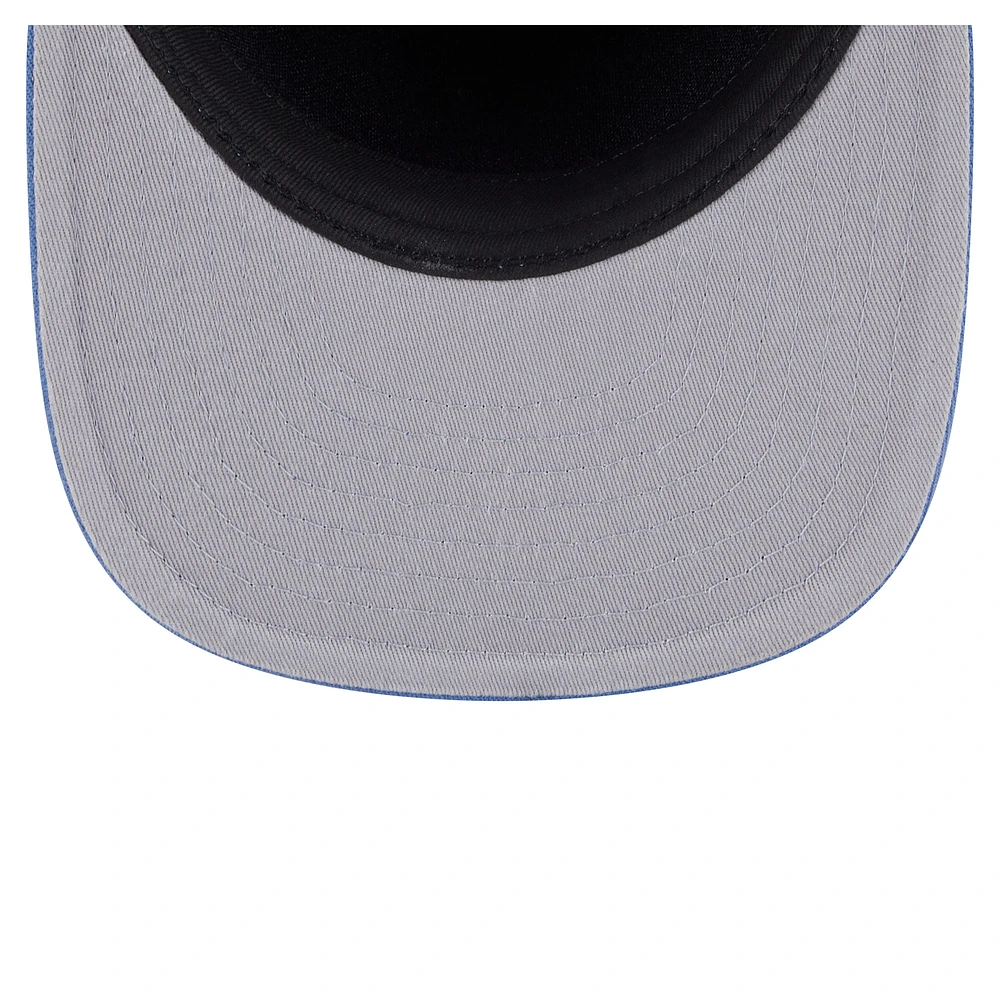 Casquette ajustée New Era 59FIFTY bleue York Mets Championship Side Flag pour homme