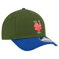 Men's New Era Dark Green New York Mets City Feature 9FORTY A-Frame Adjustable Hat