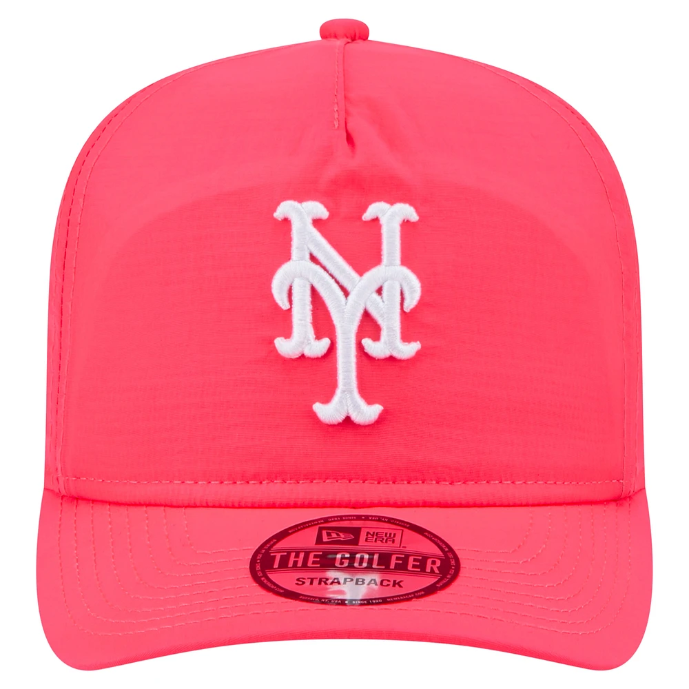 Men's New Era  Pink New York Mets Everyday Golfer Adjustable Hat