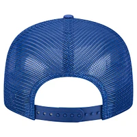 Men's New Era  Royal New York Mets Split Panel 9FIFTY Trucker Snapback