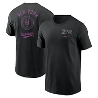 T-shirt Nike noir New York Mets 2025 City Connect pour homme