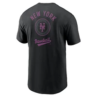 T-shirt Nike noir New York Mets 2025 City Connect pour homme