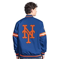 Men's Starter  Royal New York Mets Scout Full-Snap Varsity Jacket