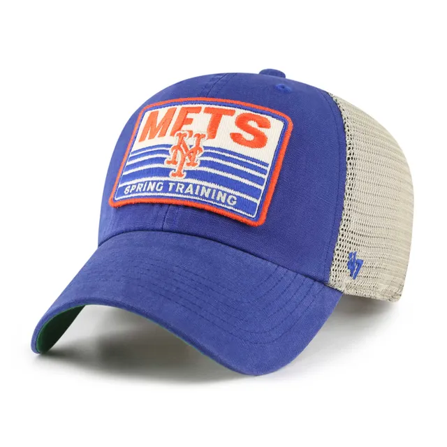 Men's New York Mets '47 Black on Black Captain Snapback Hat