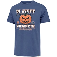 Men's '47 Royal New York Mets 2024 MLB Postseason Playoff Pumpkin T-Shirt