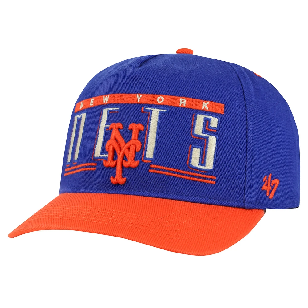 Casquette réglable à double tête Baseline Hitch '47 Royal New York Mets pour hommes