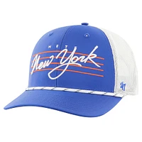 Men's '47 Royal New York Mets Downburst Trucker Adjustable Hat