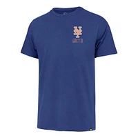 Men's '47 Royal New York Mets Hang Back Franklin T-Shirt