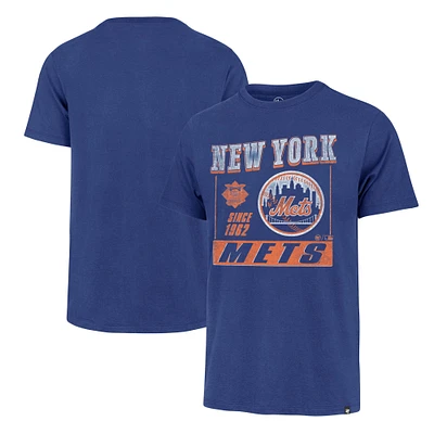 Men's '47 Royal New York Mets Outlast Franklin T-Shirt