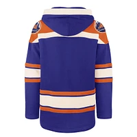 Men's '47 Royal New York Mets Superior Lacer Pullover Hoodie