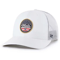 Casquette ajustable blanche « 47 » pour homme