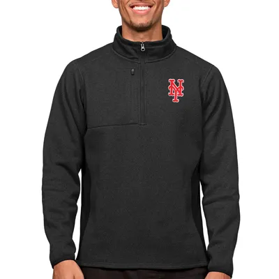 New York Mets Antigua Course Quarter-Zip Pullover Top