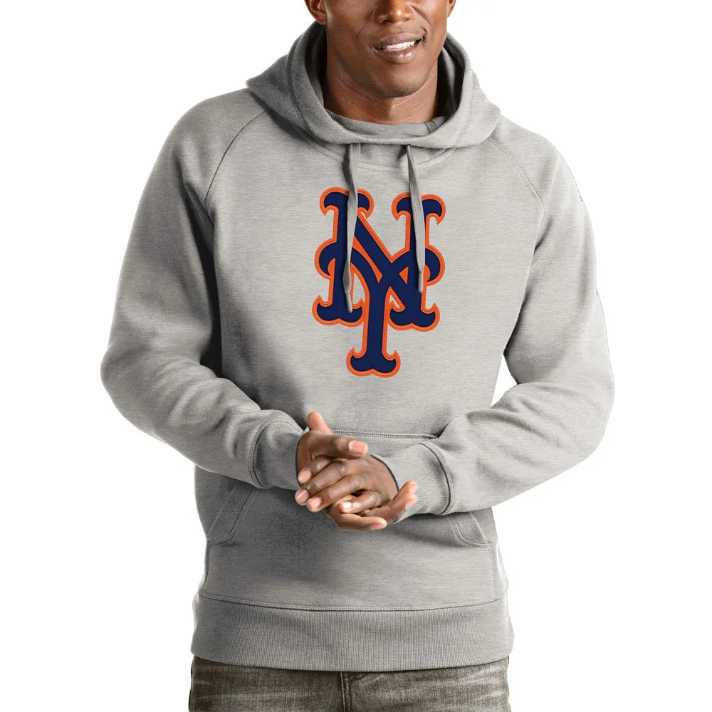 New York Mets Nike Full-Zip Hoodie - Heathered Gray