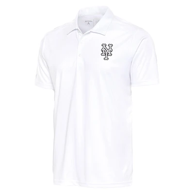 Men's Antigua New York Mets Metallic Tribute Polo