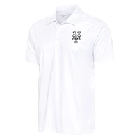 Men's Antigua New York Mets Metallic Tribute Polo