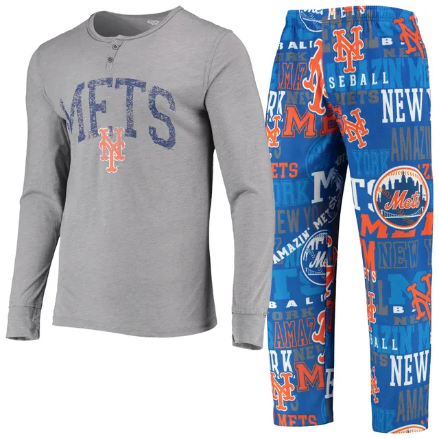 Women's New York Mets Concepts Sport Royal Flagship Allover Print Top &  Shorts Sleep Set