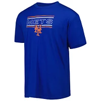 Men's Concepts Sport Royal/Orange New York Mets Badge T-Shirt & Pants Sleep Set