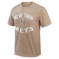 Men's Darius Rucker Collection by Fanatics Tan New York Mets Sun Faded T-Shirt