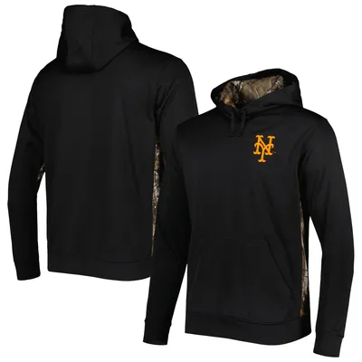 New York Mets Antigua Team Logo Absolute Pullover Hoodie - Camo