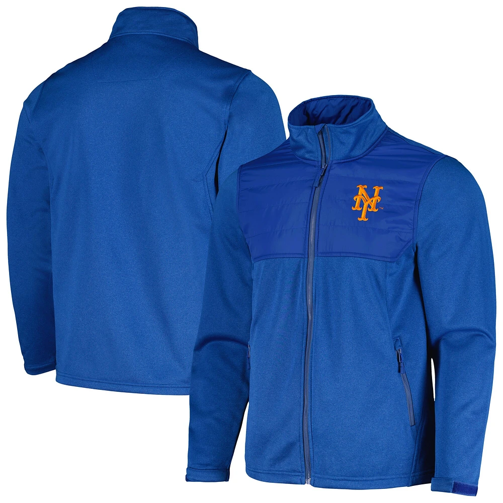 Veste entièrement zippée Dunbrooke Heather Royal New York Mets Explorer pour hommes