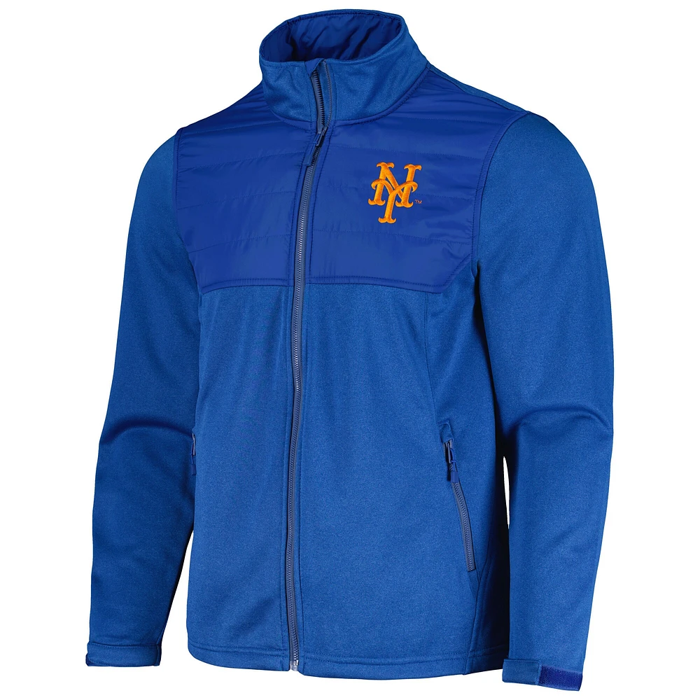 Veste entièrement zippée Dunbrooke Heather Royal New York Mets Explorer pour hommes