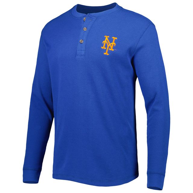 T-shirt à manches longues Royal Maverick des Dunbrooke New York Mets pour homme