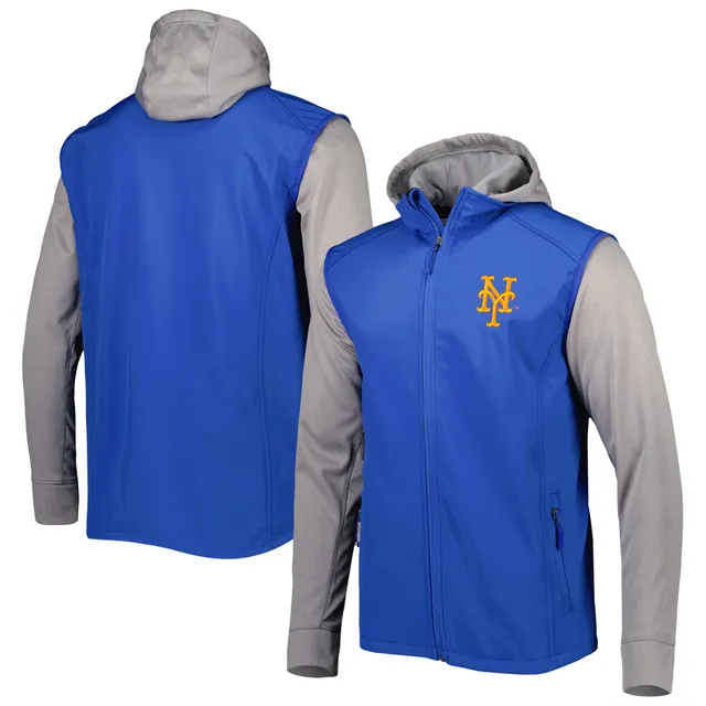 Men's Dunbrooke Royal/Gray New York Giants Big & Tall Alpha Full-Zip Hoodie  Jacket