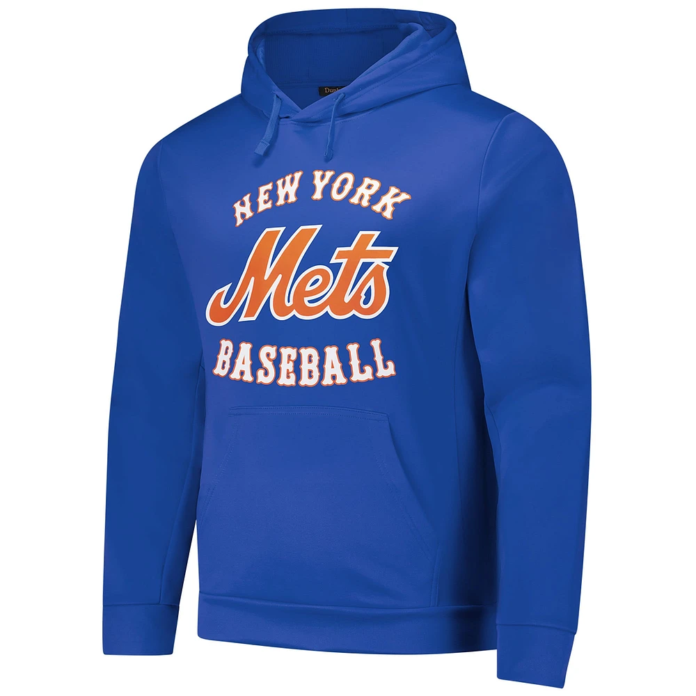 Men's Dunbrooke Royal New York Mets Champion Pullover Hoodie