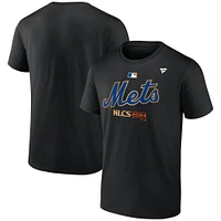 T-shirt noir fanatiques pour hommes New York Mets 2024 National League Division Champions Vestiaire