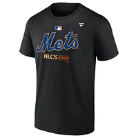 T-shirt noir fanatiques pour hommes New York Mets 2024 National League Division Champions Vestiaire