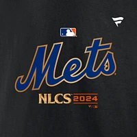 T-shirt noir fanatiques pour hommes New York Mets 2024 National League Division Champions Vestiaire